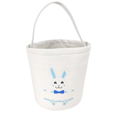 XZNGL Panier-Cadeau Bonbons Panier-Cadeau Panier de Pâques Fête Lapin Bunny Sac de Transport pour Bonbons en Toile Imprimée