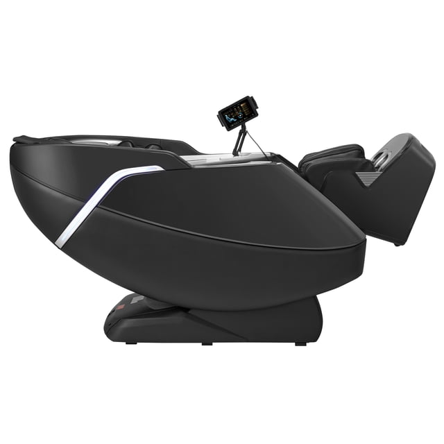 KFFKFF Dual-Core 4D+3D Full Body Massage Chair, with Extended SL Track, Deep Yoga Stretch, Electric Extendable Footrest, TFT, AI Voice Control