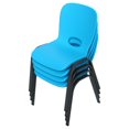 thumbnail image 4 of LIFETIME - Lot de 2 chaises empilables pour enfants, bleu glacier, 4 of 5