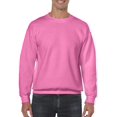 thumbnail image 1 of Gildan Mens Heavy Blend Crewneck Sweatshirt, L, Azalea, 1 of 1
