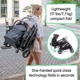 thumbnail image 2 of Summer par Ingenuity 3Dquickclose CS+ Poussette à Pliage Compact, Groupe d'Âge de 6 Mois à 4 Ans Ou jusqu'à 50 lbs et 43 Pouces de Taille, 2 of 8