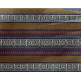 thumbnail image 4 of oneOone Georgette Viscose Fabric Chevron & Greek Key Block Print Fabric By Yard 42 Inch Wide, 4 of 4