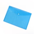 thumbnail image 4 of Enveloppe en Poly Translucide Rouge 1 Pcs Enveloppes de Documents avec Bouton-Pression Qualité Chemise de Documents Claire pour Format A5, Chemise de Documents avec Fermeture à Pression, Portefeuille de Documents de Projet, Chemise de Bureau, 4 of 7