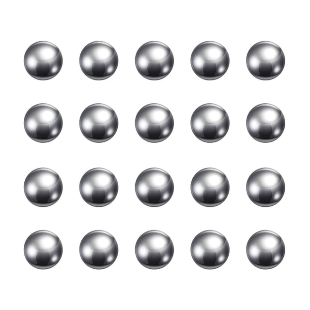 Unique Bargains Billes de Précision pour Roulements en Acier au Carbone 10 mm pour Réparation Bricolage, Lot de 200
