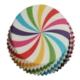 thumbnail image 1 of 100 Pcs Caissettes en Papier Colorées pour Gâteaux Cupcakes, Moules, Moules à Muffins, Moules de Cuisson, Fête A, 1 of 8