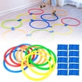 thumbnail image 2 of Domqga Hoops,Speed Rings Kindergarten Training Aid Children Toy Outdoor Sport Tool 29cm/11.4in Dia, 2 of 10