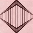 thumbnail image 1 of Ahgly Company Tapis d'Intérieur Lavable en Machine Carré Rouge Indien, 8 Pieds Carré, 1 of 7