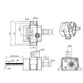 thumbnail image 3 of Silent Fish Tank Pump Brushless Swimming Pool Submersible 3.6W DC 12V 240L/H, 3 of 10