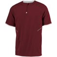 thumbnail image 1 of Adult Short Sleeve Pullover, Cardinal & White - Medium, 1 of 1