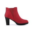 thumbnail image 3 of Unique Bargains Women's Round Toe Chunky Heels Chelsea Ankle Boots, 3 of 8