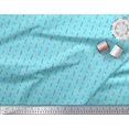 thumbnail image 2 of Soimoi Poly Georgette Fabric Curve Diamond & Clock Tower Architectural Print Sewing Fabric Yard 42 Inch Wide, 2 of 3