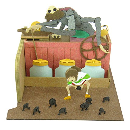 Studio Ghibli Mini Spirited Away Kamajii And Chizuru Non-Scale Paper Craft