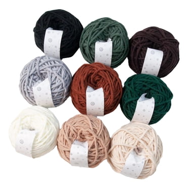 Fil à Crocheter pour Débutants, Multifonction, Confortable, Tricoté à la Main, Fil à Crocheter Bricolage pour Style B