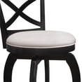 thumbnail image 2 of Hillsdale Ellendale 25.25 Wood Contemporary Counter Stool in Black, 2 of 9