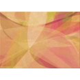 thumbnail image 1 of Ahgly Company Tapis d'Intérieur Lavables en Machine Rectangle Transitionnel Orange Vif, 2' x 3', 1 of 7