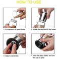 thumbnail image 4 of Salt And Pepper Grinder Set Of 2, Premium Stainless Steel Spice Mill With Adjustable Coarseness, Ceramic Blades, Refillable Glass Body With 60Z Capacity, 4 of 6