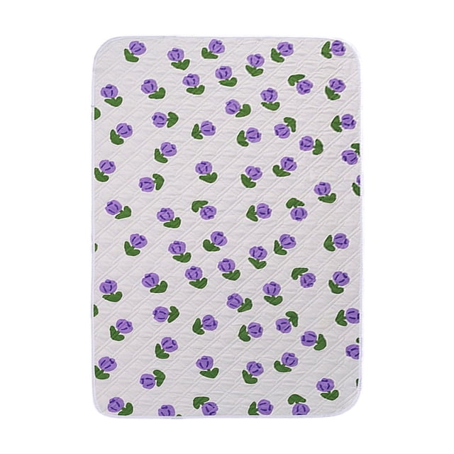 Protège-matelas Imperméable Réutilisable en Coton 59,06 Po x 39,37 Po pour Adultes, Aînés, Soins Post-Partum