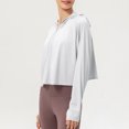 thumbnail image 4 of RXIRUCGD T-shirt de Mode pour Femme Blouse à Manches Longues Col Rond Hauts Décontractés Chandail, Gris, Taille : 2TG, 4 of 8