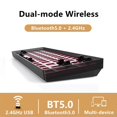 thumbnail image 4 of Tester68 Mechanical Keyboard Kits 2.4G/Bluetooth 5.0 black option 7, 4 of 9