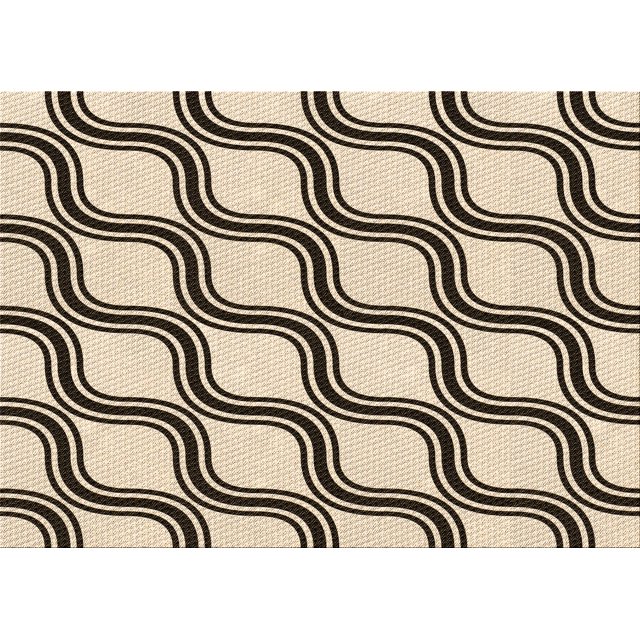 Ahgly Company Machine Washable Indoor Rectangle Transitional Vanilla Gold Area Rugs, 2' x 3'