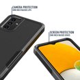 thumbnail image 2 of [PST] Samsung Galaxy A03s Hard Case, Anti-Drop Dual Layers Shockproof Heavy Duty Defender Hard Case Cover, 2 of 3