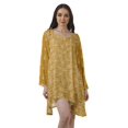 thumbnail image 1 of Moomaya Tuniques à Manches Longues pour Femmes Robes Imprimées à Manches Longues Filles, 1 of 4