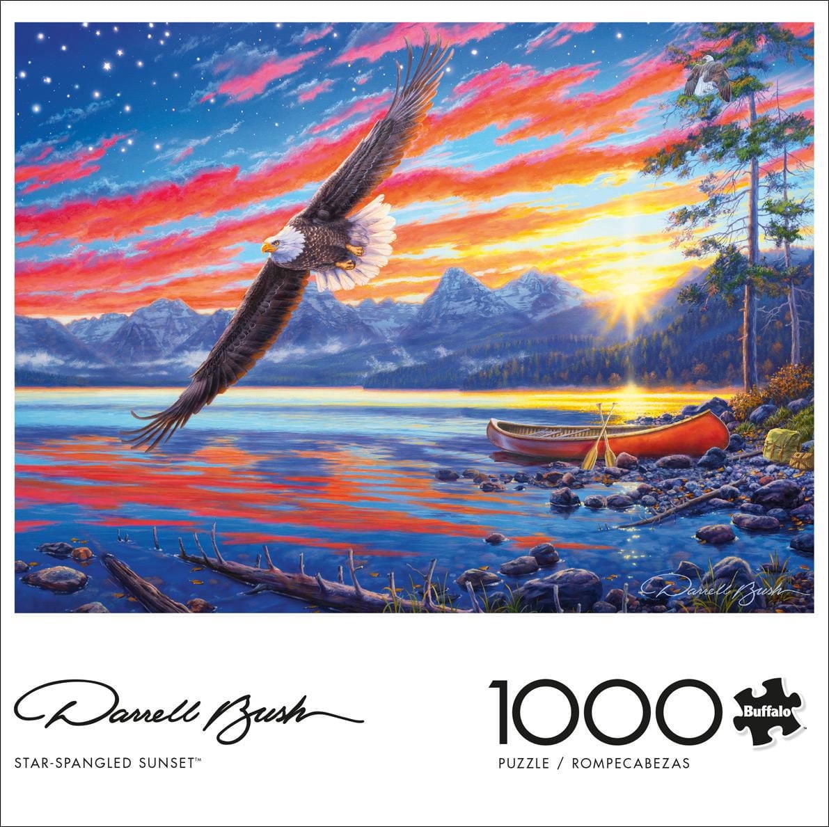 Buffalo Games - Le puzzle Darrell Bush - Star-Spangled Sunset- en 1000 pièces