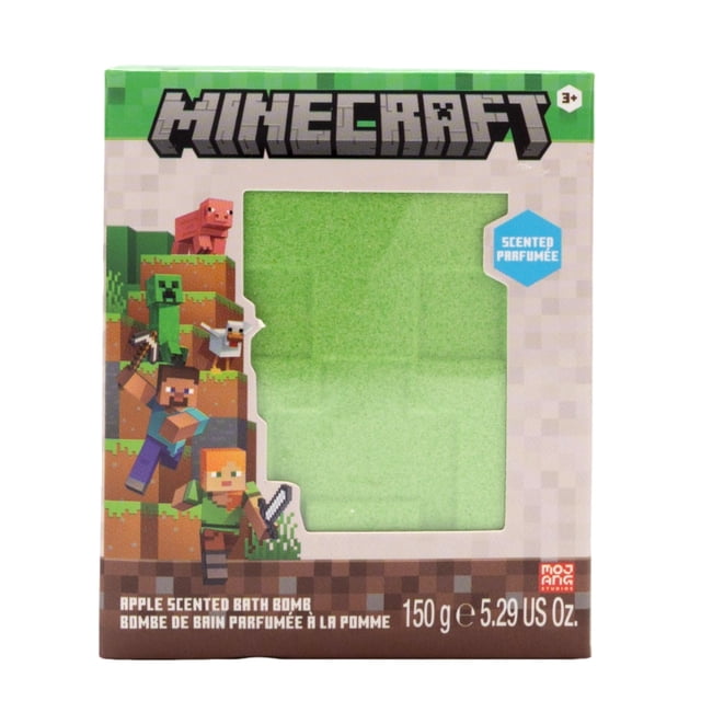Minecraft Apple Scented Molded Bath Bomb 150g Gift set