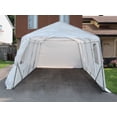 thumbnail image 1 of Gazebo Penguin Car Shelter 11 ft x 16 ft - White, 1 of 18
