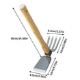 thumbnail image 3 of EGNMCR Household Gardening Weeding Agricultural Tools Weeding Digging Planting Vegetables Small Hoes Gods Implement Dualpurpose A hoe, 3 of 5