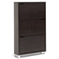 thumbnail image 1 of Baxton Studio Simms Modern Shoe Cabinet in Dark Brown, 1 of 5