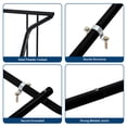 thumbnail image 4 of Support de Plancher pour Vélo en Acier Robuste – Support Autoportant Enduit de Poudre avec Fini Résistant aux Intempéries, outil-Free Assembly, Rangement Simple Ou Double Côté – Idéal pour Garage, Cour Ou Événements – Noir Ou Gris, 4 of 7