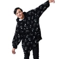 thumbnail image 3 of Star Wars Darth Vader All-Over Print Black Hooded Wearable Oversize Blanket-OSFA, 3 of 7