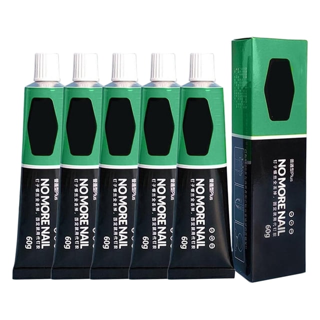 5pcs Upgraded All Purpose Glue New No More Nails Glue Wood Glue For Furniture Heavy Duty Nail Glues Quick Drying Glue Strong Construction Adhesive Sealant