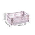 thumbnail image 4 of Feltree Panier de Rangement Pliant de Bureau Cuisine Ménage Réfrigérateur Style Industriel Coin Café Panier d'Organisation pour Articles Divers Empilable Petit Format, 4 of 8