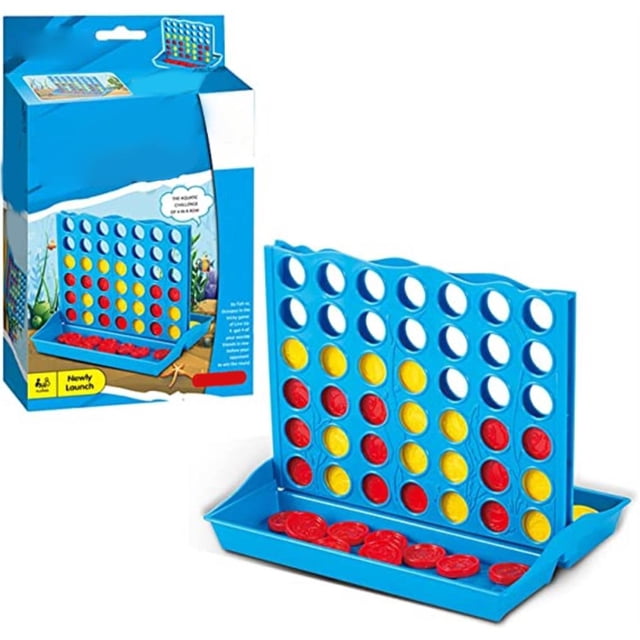 Classic Four Chess Tabletop Board Game Party Travel Interplay Games Toys for Kids Adults