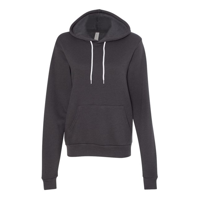 BELLA+CANVAS 3719 Chandail à Capuchon Unisexe en Molleton de Coton Poly, 2TG, Gris Foncé