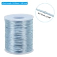 thumbnail image 2 of Unique Bargains 1.5mm x 109 Yard Nylon Satin Cord 1.5mm Beading String Braided Rope, Sky Blue, 2 of 6