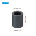 thumbnail image 2 of Unique Bargains Noyau de Toroid en Ferrite, Noyau de Toroid 0,5 Pieds Odx0,3 Pieds Idx0,6 Pieds H, Noir 10 Pack, 2 of 5
