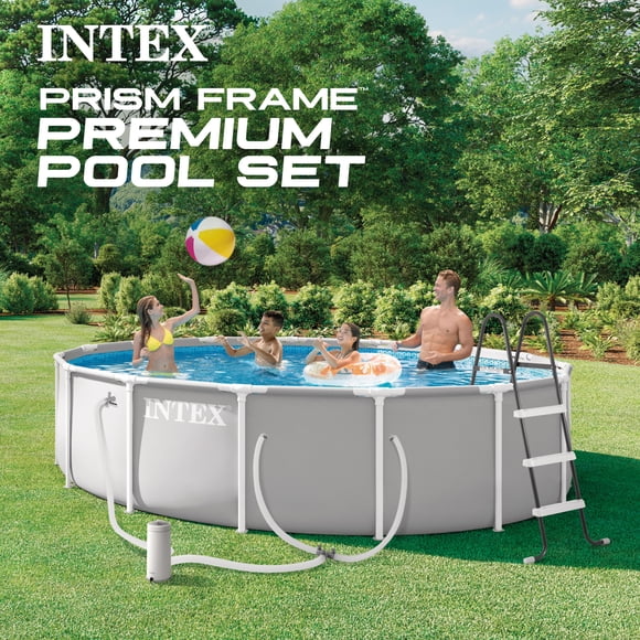 Ensemble de piscine premium Intex 15 ft x 42 in Prism Frame