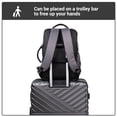 thumbnail image 4 of Travelhouse 6-Piece Hardshell Luggage Set - Lightweight Suitcase with Carry-on Backpack, Duffel Bag & Packing Cubes, Grey, 4 of 12
