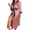 A1_Pink#fall nightgowns for women, variant on Lcziwo Plus Size Lingerie Robe for Women 3/4 Sleeve V Neck Housecoat Satin Silk Lace Up Bathrobe Pink,XXXXXL