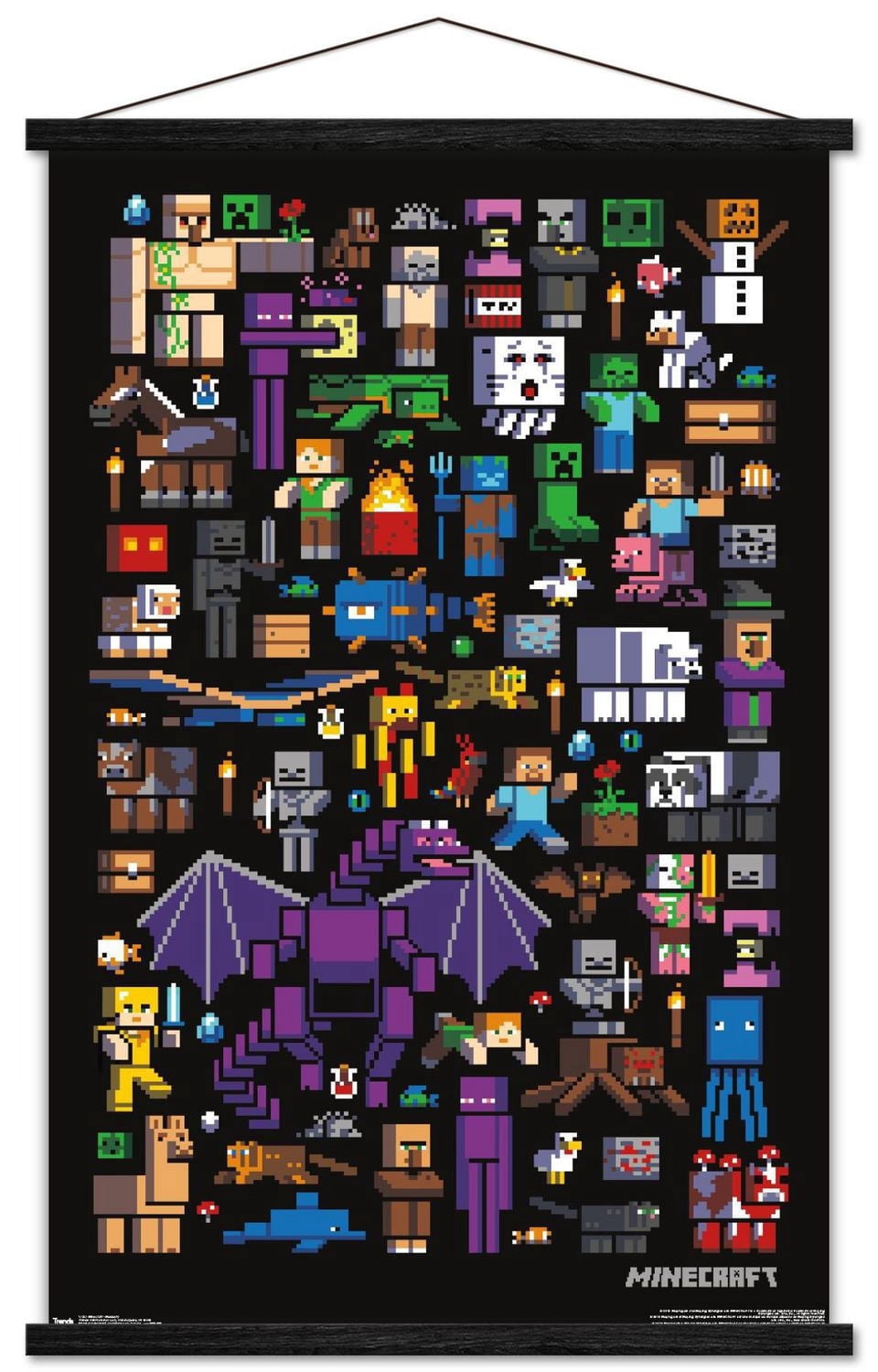 Minecraft - Mobbery Wall Poster, 22.375" x 34"