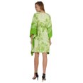 thumbnail image 4 of Bimba Robe Caftan Imprimée Maxi Robe Robe pour Femmes Tenue de Plage Courte Couvre-Maillot, 4 of 7