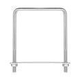 thumbnail image 1 of Unique Bargains Square U-Bolts 2 Sets 102mm Inner Width 140mm Length M8 304 Stainless Steel U Clamp Bolt, 1 of 5