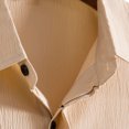 thumbnail image 4 of Birdeem Chemise Décontractée pour Homme Unie à Col Rabattu à Manches Courtes avec Fermeture à Boutons Blouse Hawaïenne, 4 of 9