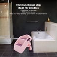 thumbnail image 4 of 3 In 1 Toilet Potty Training Stool 2 Step Sink Toilet Stool Independent Folding Stepping Stool Slip Proof For Bathroom Kitchen Counter Toilet With, 4 of 8
