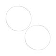 thumbnail image 2 of kurtrusly 2pcs/set Durable And Versatile Floor Protector Rubber Rings For Barstool Base Reliable white 41 cm 1Set, 2 of 6