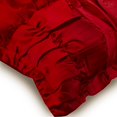 thumbnail image 2 of Housses de Coussin, Housses de Coussin Décoratives 20x20 Pouces (50x50 cm) Rouge, Housses de Coussin en Satin, Housses de Coussin Faites à la Main, Housses de Coussin Unies, Jeté Moderne - Rouge Rubis de Rêve, 2 of 3