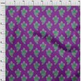 thumbnail image 3 of oneOone Cotton Poplin Fabric Leaves & Floral Block Printed Fabric 1 Yard 42 Inch Wide, 3 of 4